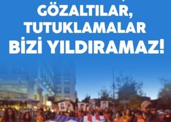Devrimci Gençlik Dernekleri ve Devrimci Hareket ev baskınları için basın açıklaması düzenledi
